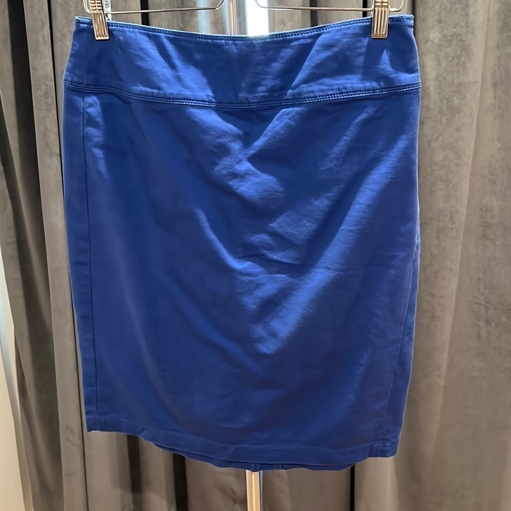 Cobalt Blue Pencil Skirt